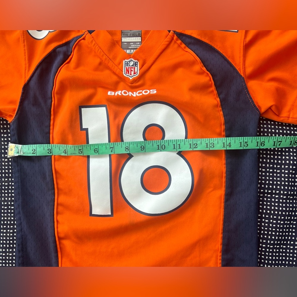 Peyton Manning Denver Broncos Nike On Field Youth Football Jersey - Picture 6 of 11
